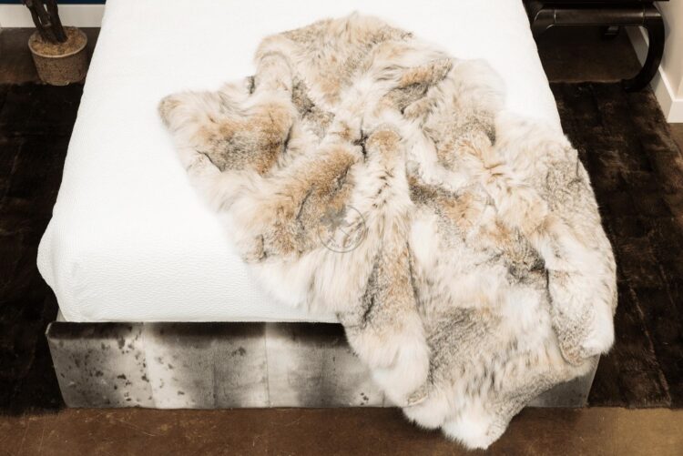 Canada Lynx Fur Blanket
